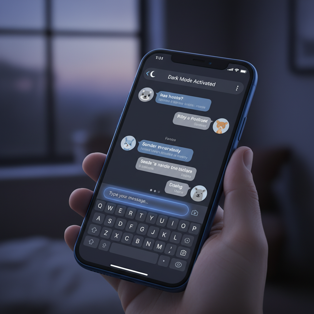 Giao diện dark mode trên điện thoại giúp giảm mỏi mắt