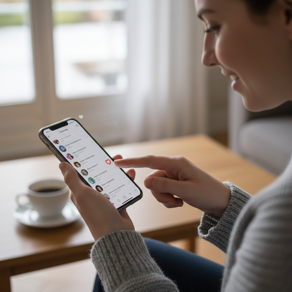 Người dùng tương tác với website trên điện thoại di động