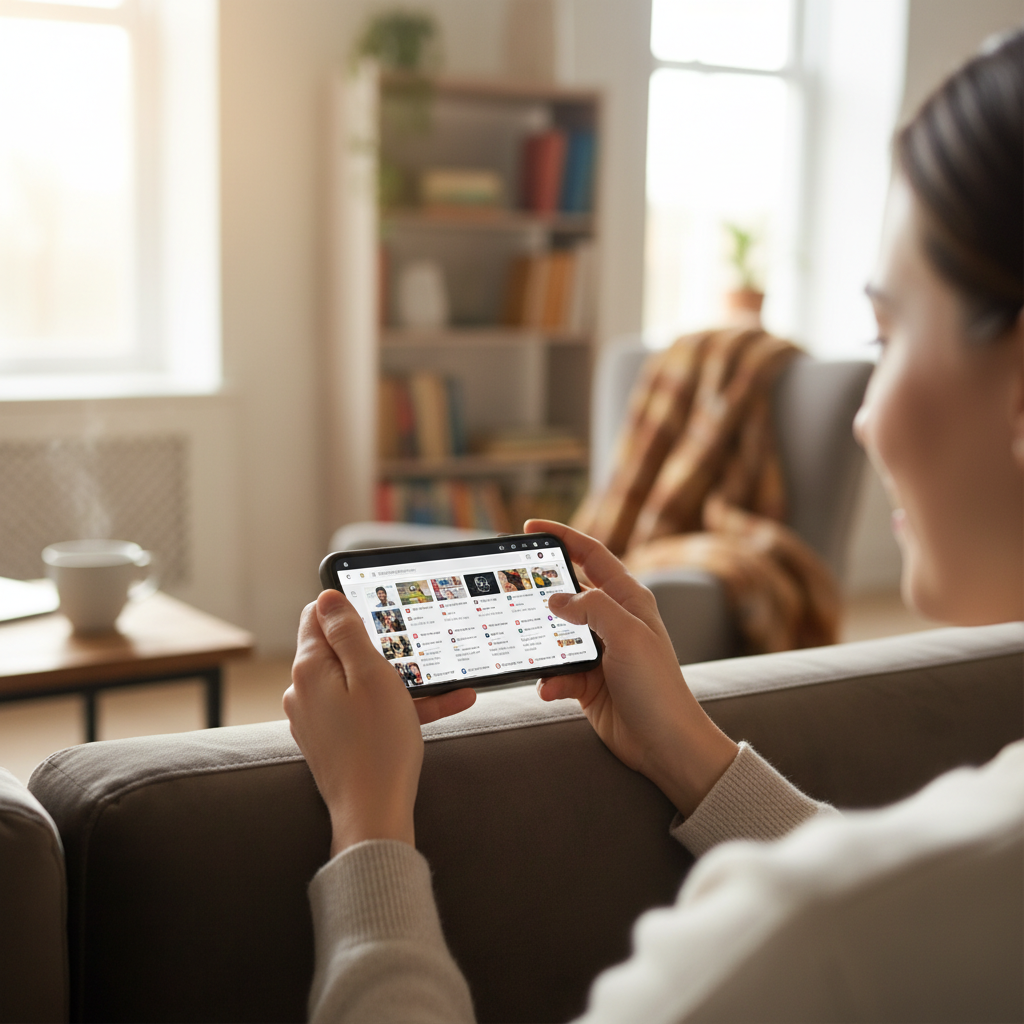 Người dùng thường xuyên sử dụng smartphone để truy cập web