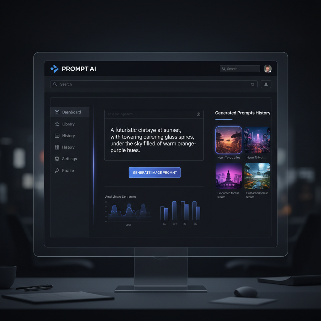 Giao diện web mẫu được tạo ra nhờ sử dụng prompt tự động