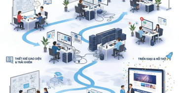 Quy trình thiết kế website chuyên nghiệp bắt đầu từ ý tưởng và prompt