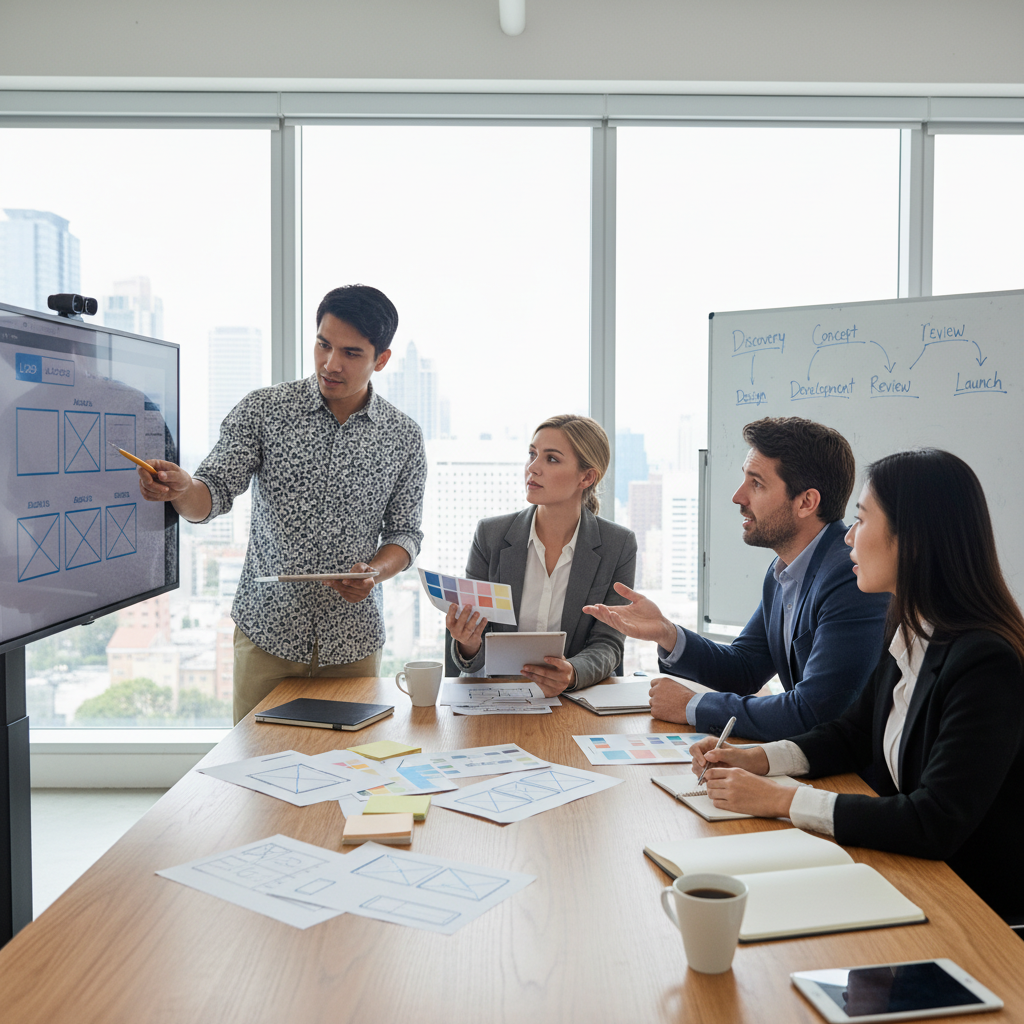 Giao tiếp hiệu quả là chìa khóa thành công trong quy trình thiết kế website