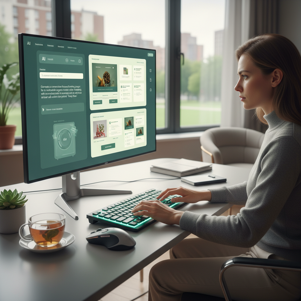 Tận dụng Prompt AI để tối ưu hóa quy trình thiết kế landing page