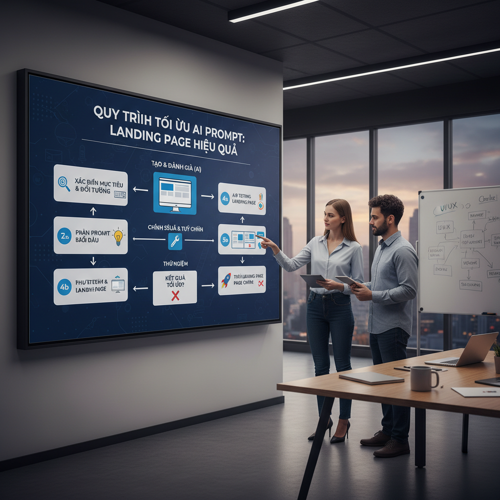 Quy trình tối ưu Prompt là chìa khóa để đạt được landing page hoàn hảo với sự hỗ trợ của AI