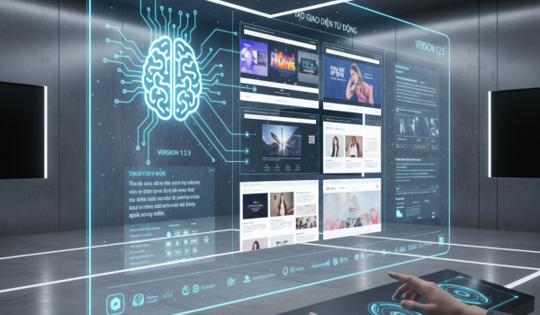 Trí tuệ nhân tạo hỗ trợ thiết kế theme website tối ưu hóa quy trình