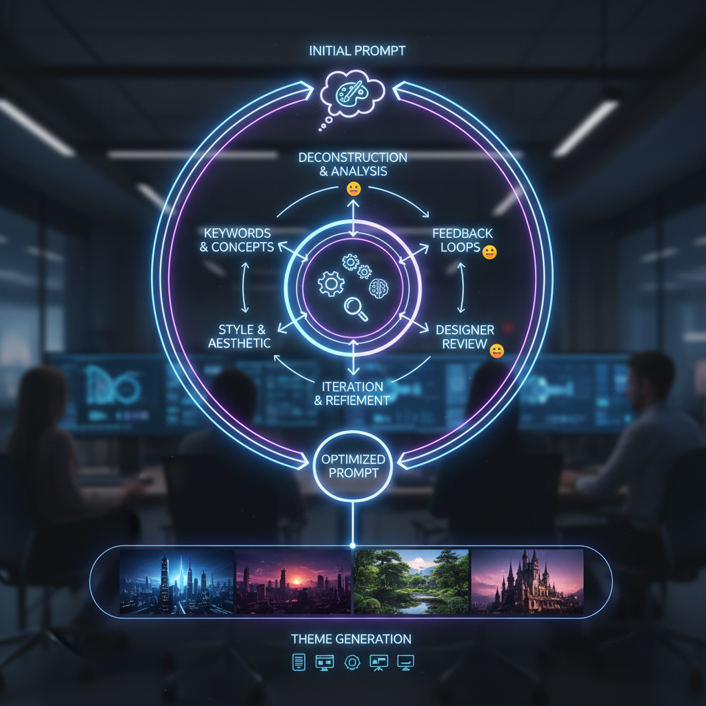 Quy trình tối ưu hóa prompt để tạo theme website chất lượng cao